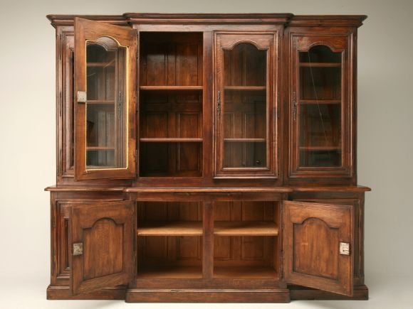 Vintage French Oak Bookcase