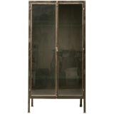 Vintage French Metal Cabinet