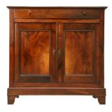 Louis Philippe Book-Matched Walnut Buffet