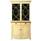 Antique English Astragal Cabinet