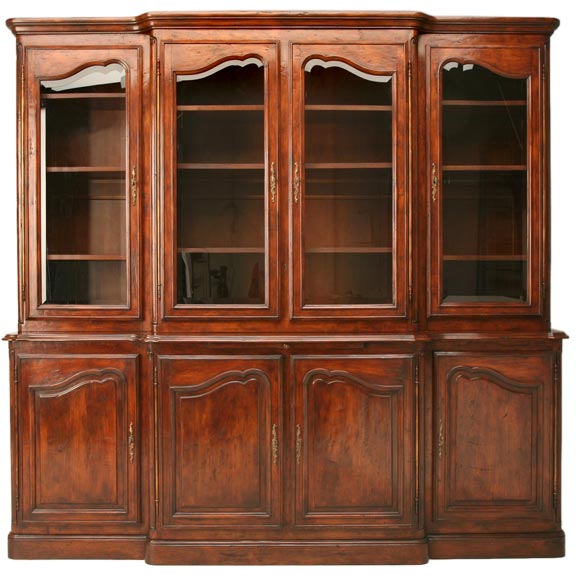 Vintage French Cherry Bookcase