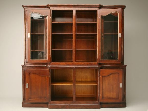 Vintage French Cherry Bookcase