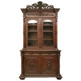 c.1850 French Oak Hunt Cabinet