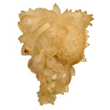 Vintage French Acrylic Sconce