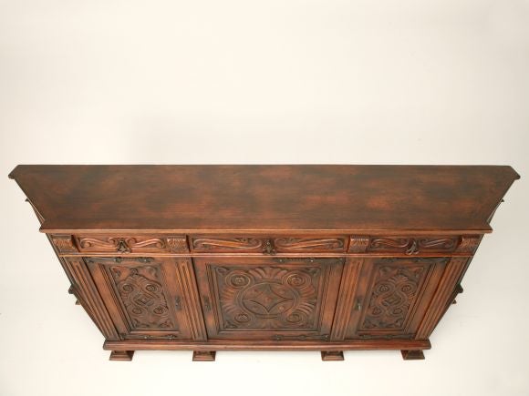 Linen-Fold Design Buffet