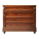 Henri II Style Walnut Chest of Drawers