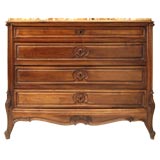 Louis XV Style Walnut Commode
