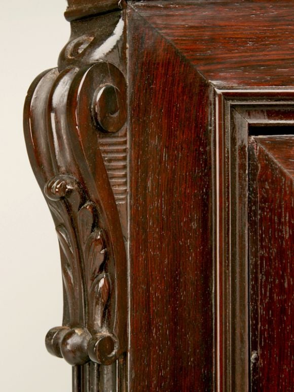 19th Century c.1880 Rosewood Louis Philippe Style Armoire