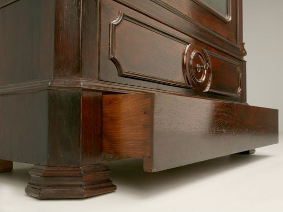 c.1880 Rosewood Louis Philippe Style Armoire 2