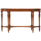 c.1890 Louis XVI Style Caned Piano Bench