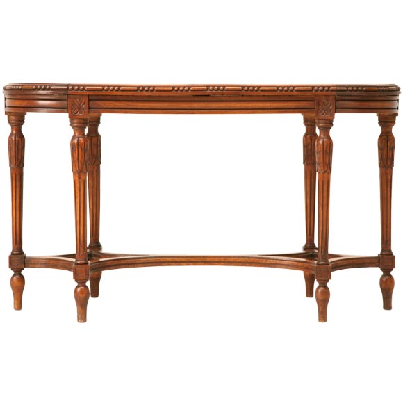 c.1890 Louis XVI Style Caned Piano Bench