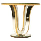 1940's Art Deco Mirrored Side Table