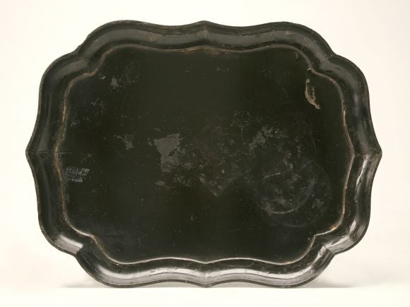 c.1880 Paper Mache & Solid Bronze Faux Bois Coffee Table