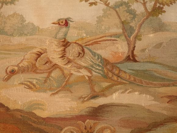 c.1770 Louis XVI Petite Settee with Original Aubusson Tapestry 2