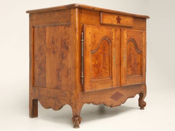 Petite Louis XV Style Burled Elm Buffet