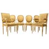 c.1930 Set of 6 Louis XVI Style Dining Chairs c.1930 Set of 6 Louis XVI Style Dining Chairs