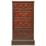 c.1880 English Mahogany Bank of Drawers