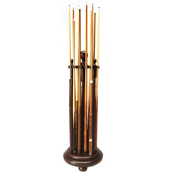 c.1890 Rotating Billiards Cue Stand