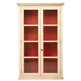 French Hanging Glazed Cabinet