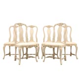 Set of 6 Swedish Style Dining Chairs
