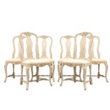 Set of 6 Swedish Style Dining Chairs