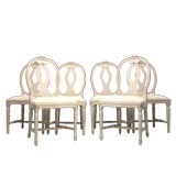 Set of 6 Swedish Style Dining Chairs