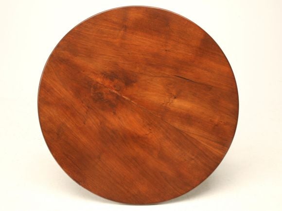 c.1860 Walnut Wine-Tasting Table with Book-Matched Top.
