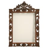 c.1880 French Carved Oak Frame