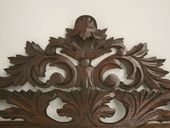 c.1880 French Carved Oak Frame