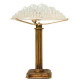 c.1920 French Art Glass Lamp