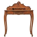 c.1880 Louis XV Style Walnut Desk