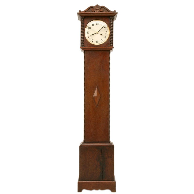 c.1910 Oak Grandmother Clock