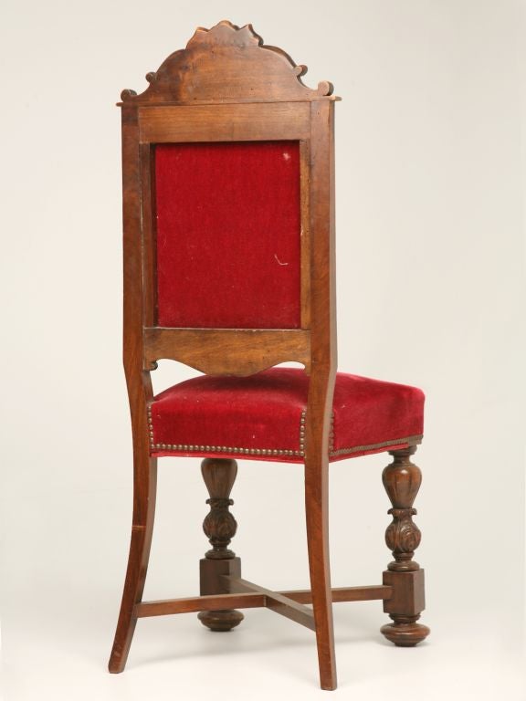 c.1900 Set of 8 Heavily HandCarved Spanish Dining Chairs at 1stdibs
