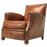c.1940 Leather Club Chair