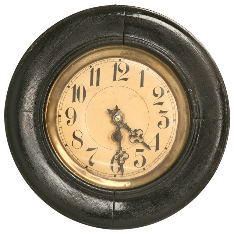 c.1900 Painted French Clock