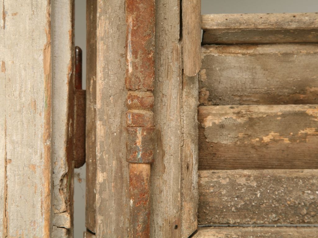French Late 1700's Pair of Château Shutters