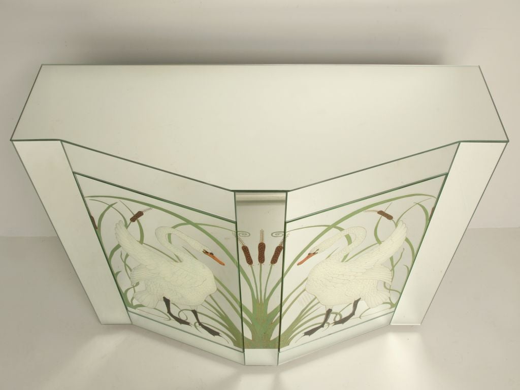 Hand-Painted Eglomise Buffet