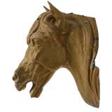 Antique c.1920 French Zinc Horse Head