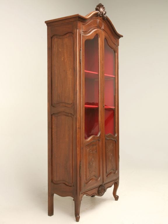 c.1920 Petite Louis XV Style China Cabinet