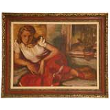 c.1939 Painting Reima Victor Ratti