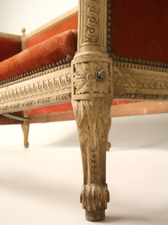 c.1880 Louis XV Style Painted Day Bed 3