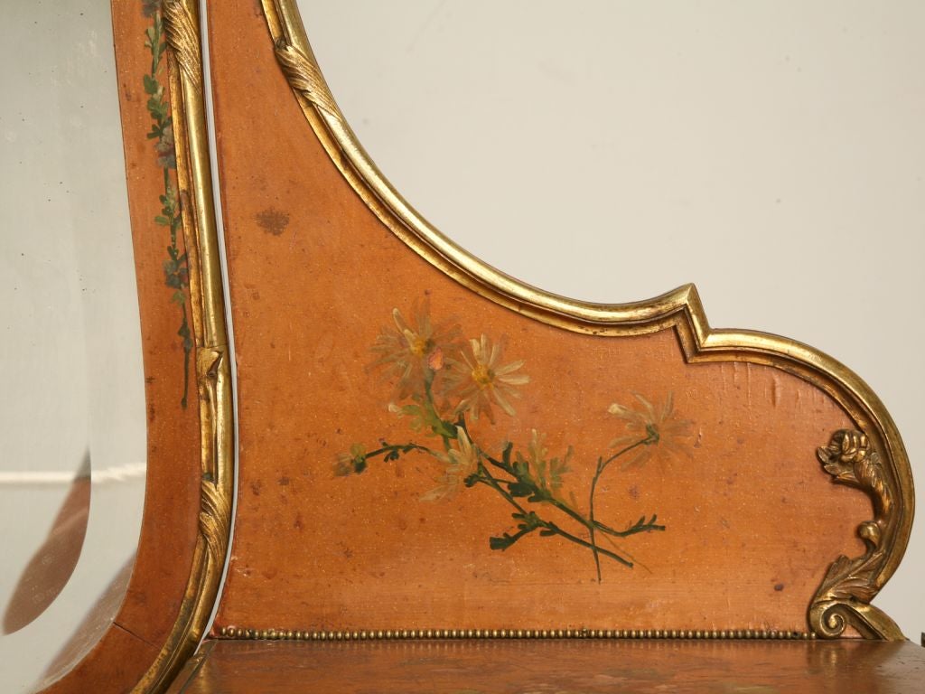 19th Century French Louis XV Style Painted Vanity 2