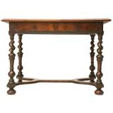 c.1820 Louis XIII Style Walnut Desk