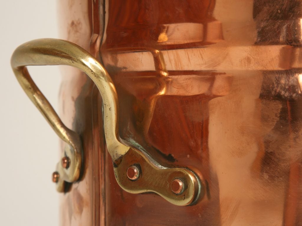 handmade copper oak and brass drinks dispenser