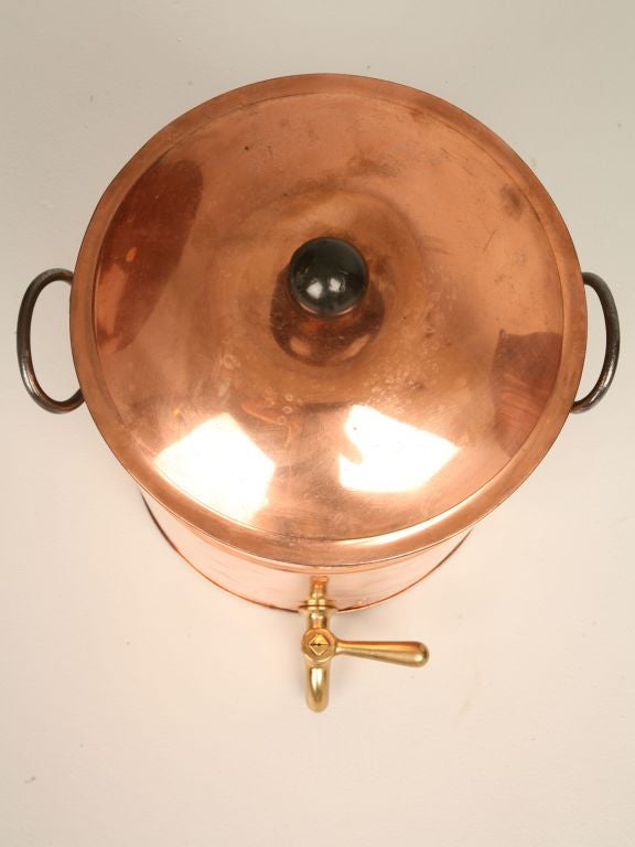 c.1920 Copper and Brass Beverage Dispenser 1