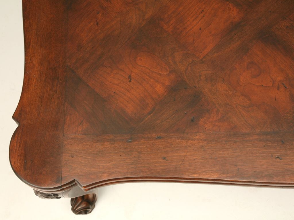 c.1920 French Hand-Carved Dining Table 1
