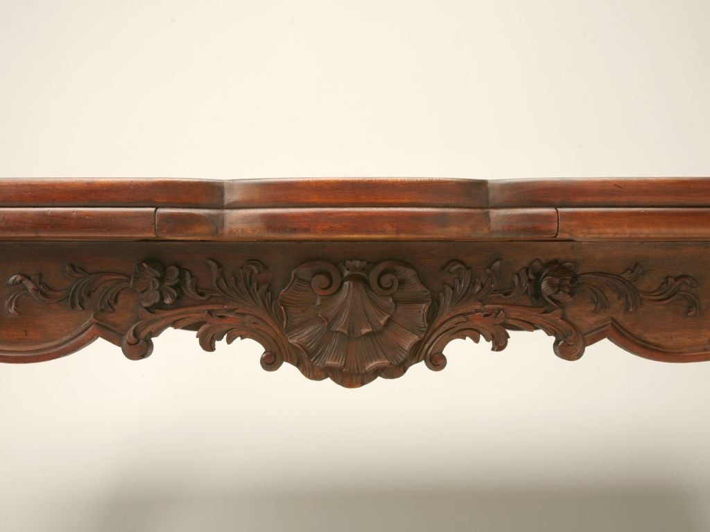 c.1920 French Hand-Carved Dining Table 2