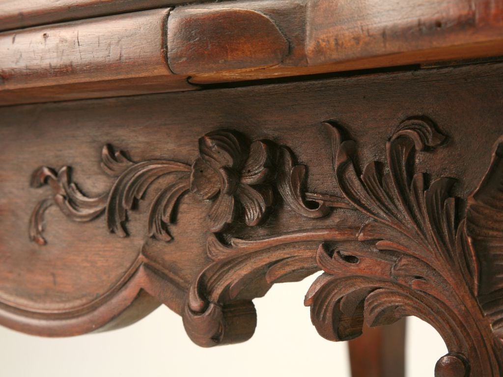 c.1920 French Hand-Carved Dining Table 3