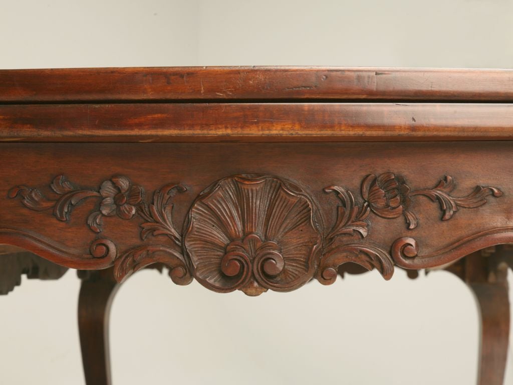 c.1920 French Hand-Carved Dining Table 5