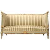 Antique c.1900 French Directoire Style Settee